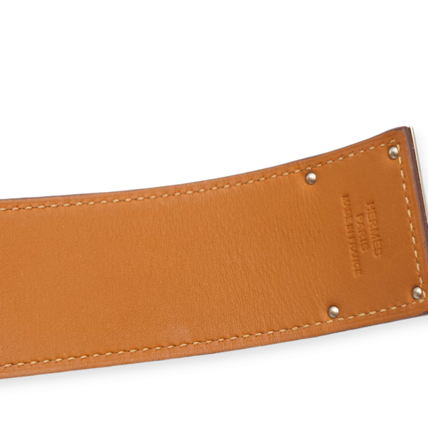 Kelly Dog Small Mangue Bracelet in Swift, Palladium hardware - Image 5