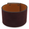 Kelly Dog Small Prune Bracelet in Suede Leather, Palladium hardware - Image 2
