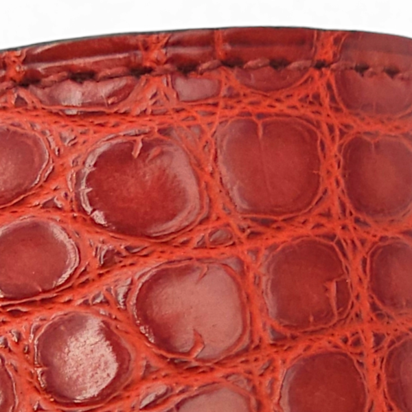 Kelly Dog Rouge H Bracelet in Matte Alligator, Palladium hardware - Image 4