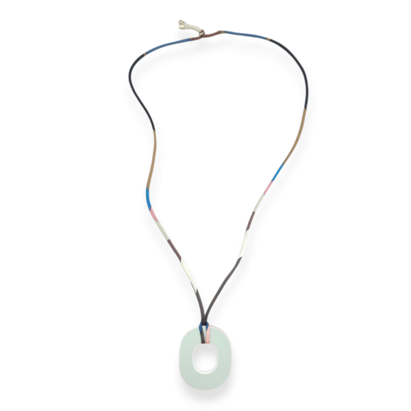 Isthme Pink/Ciel Necklace in Lacquer - Image 2