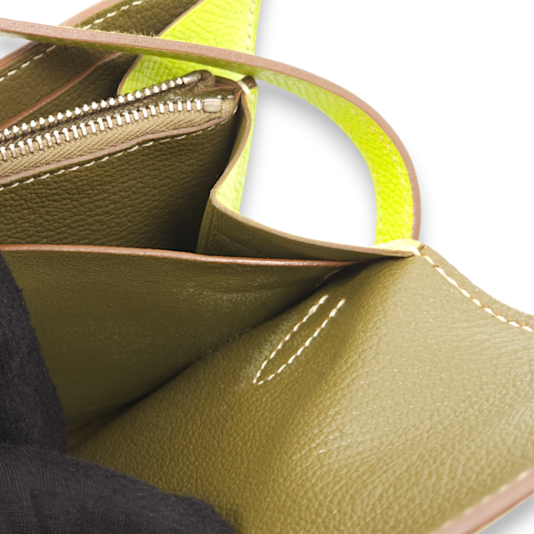 Kiwi/Vert Veronese Kelly Kiwi/Vert Veronese Wallet in Epsom, Palladium hardware - Image 9