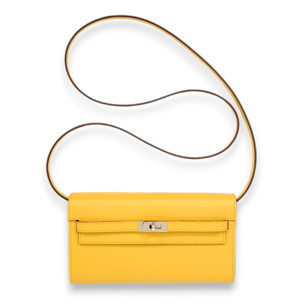 Kelly To Go Sun Crossbody Bag in Evercolor, Palladium hardware - Image 2