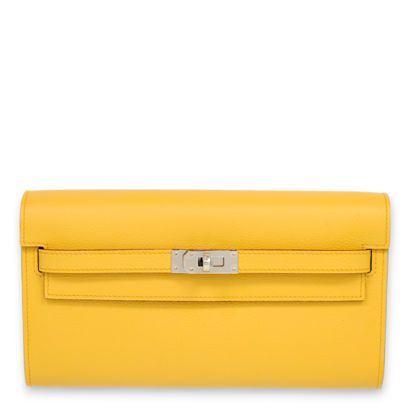 Kelly To Go Sun Crossbody Bag in Evercolor, Palladium hardware