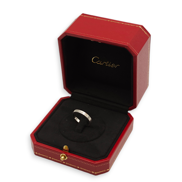 Love 49, 2 Diamonds 0.07CT Ring in Platinum - Image 3