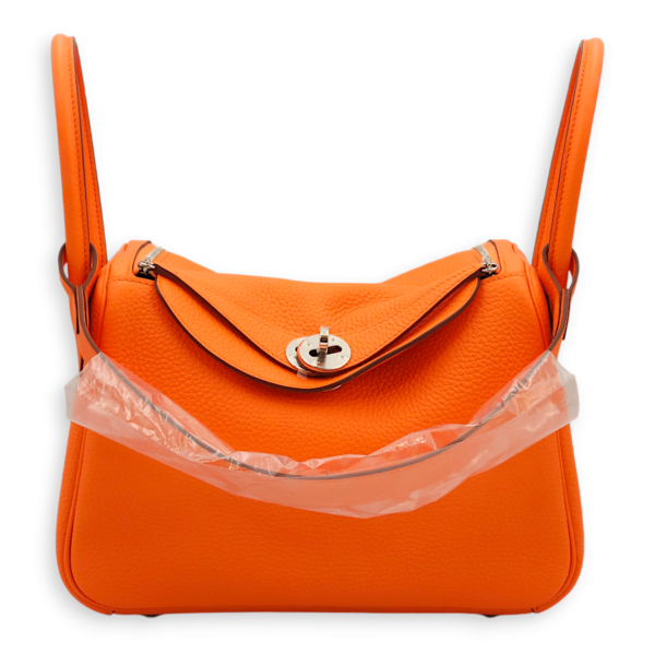 Lindy 26 Orange Minium in Clemence, Palladium hardware - Image 3