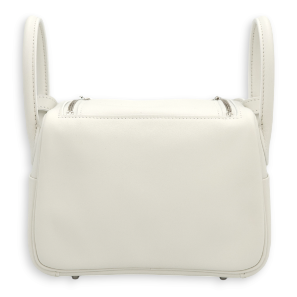 Lindy Mini Blanc in Swift, Palladium hardware - Image 2