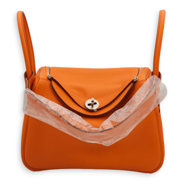 Lindy 26 Orange in Clemence, Palladium hardware - Image 3