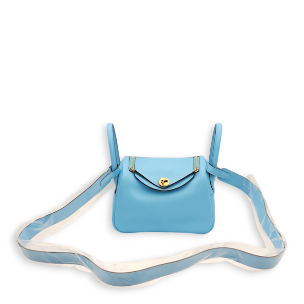 Lindy Mini Celeste in Swift, Gold hardware - Image 3