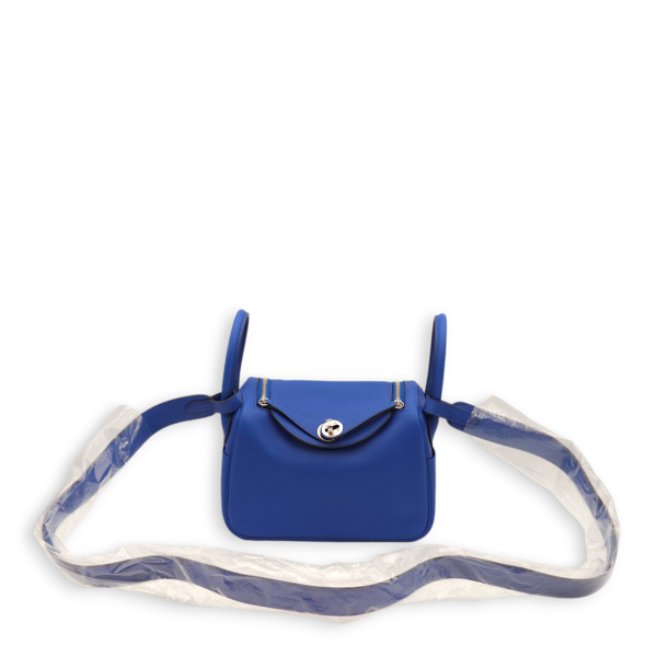 Lindy Verso Mini Blue France/Blue Sapphire in Swift, Palladium hardware - Image 3