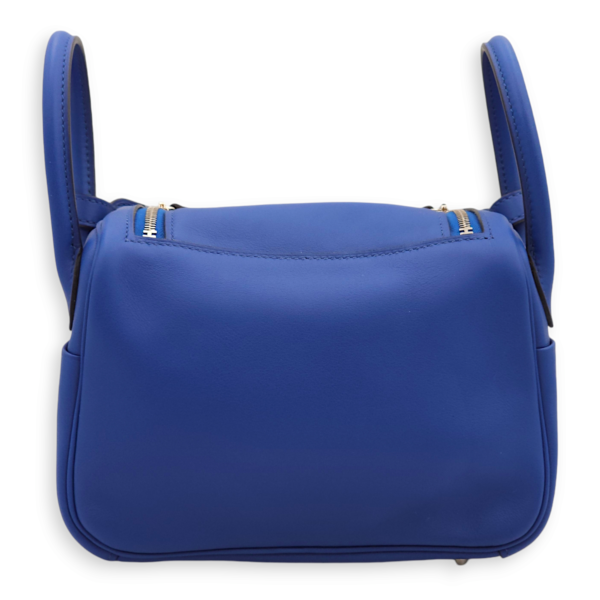 Lindy Verso Mini Blue France/Blue Sapphire in Swift, Palladium hardware - Image 2
