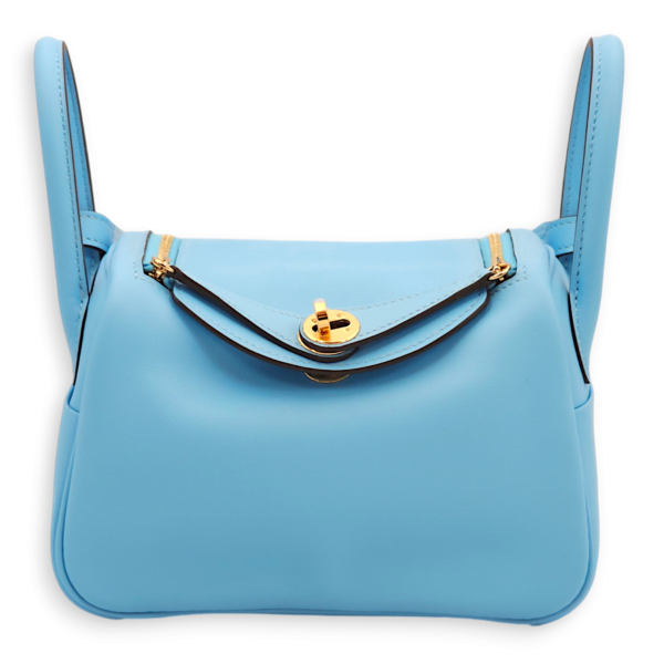 Lindy Mini Celeste in Swift, Gold hardware - Image 4