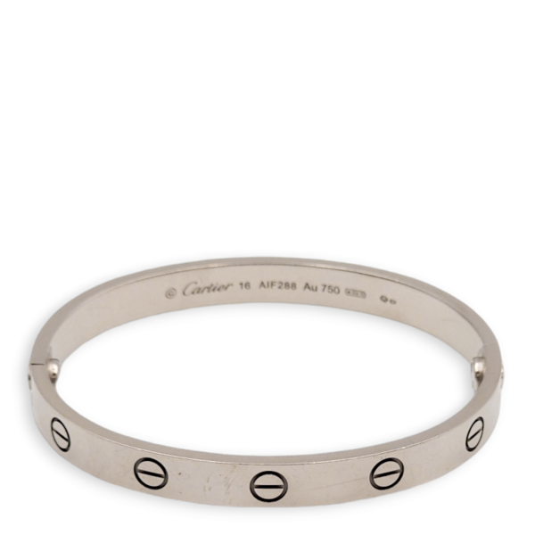 Love 16 Bracelet in White Gold - Image 2