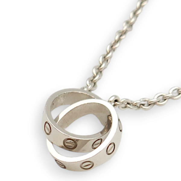 Love Necklace in White Gold - Image 2