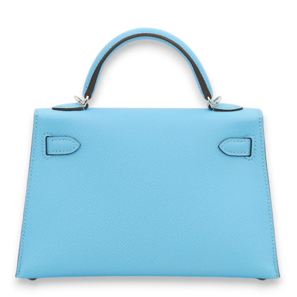 Kelly 20 Blue Celeste in Epsom, Palladium hardware - Image 2