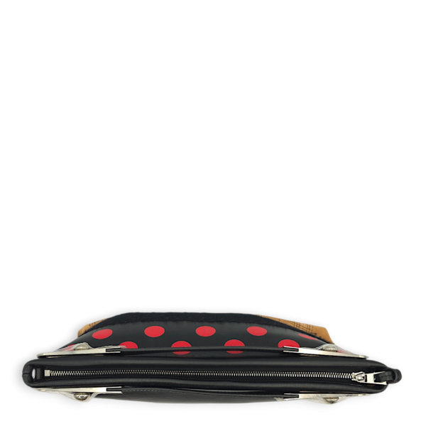Missy Black/Brown Clutch in Calfskin - Image 6