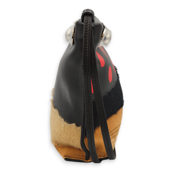 Missy Black/Brown Clutch in Calfskin - Image 4