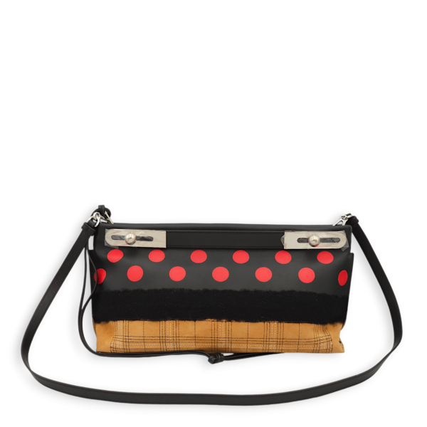 Missy Black/Brown Clutch in Calfskin - Image 5