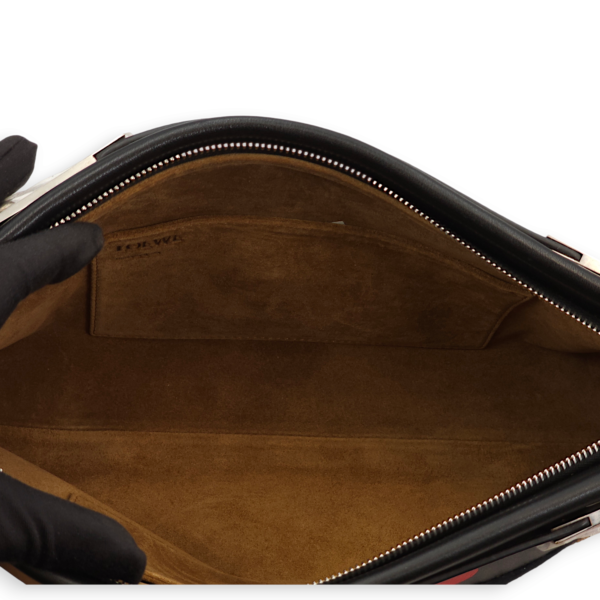 Missy Black/Brown Clutch in Calfskin - Image 8
