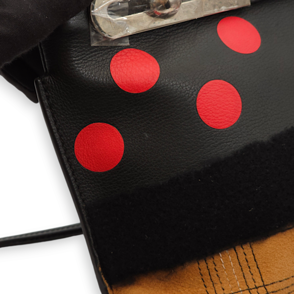 Missy Black/Brown Clutch in Calfskin - Image 9
