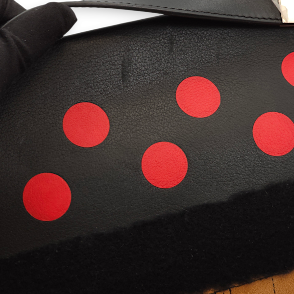 Missy Black/Brown Clutch in Calfskin - Image 13