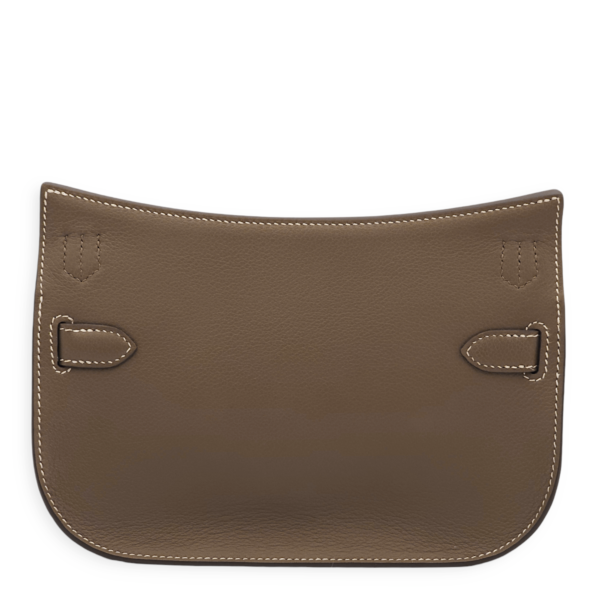 Jypsiere Mini Etoupe in Evercolor, Gold hardware - Image 2