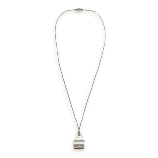 Amulettes Constance 43 Diamond, 0,44 Carat Necklace in White Gold - Image 3