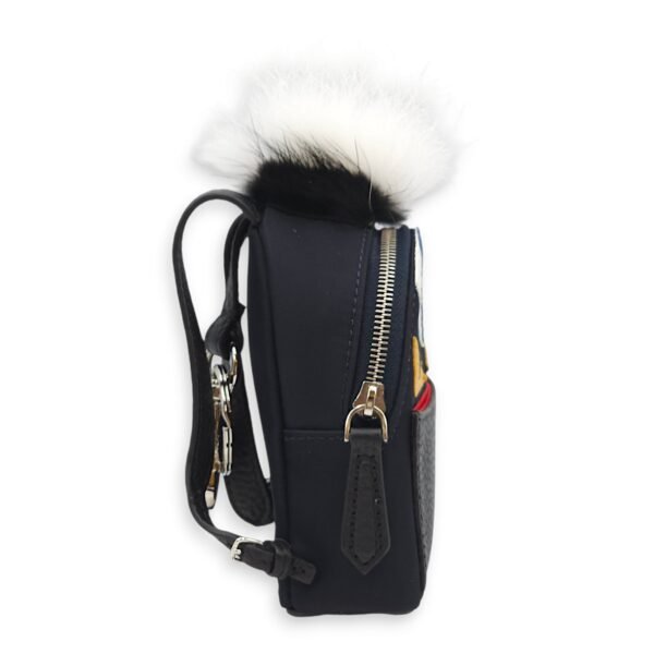 Micro Monster Backpack Multi-colour Charm in Calfskin, Palladium hardware - Image 4