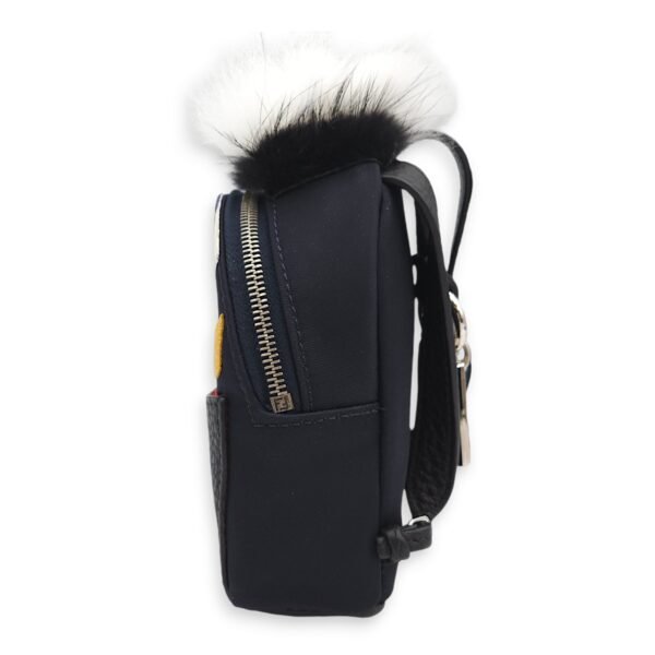 Micro Monster Backpack Multi-colour Charm in Calfskin, Palladium hardware - Image 3