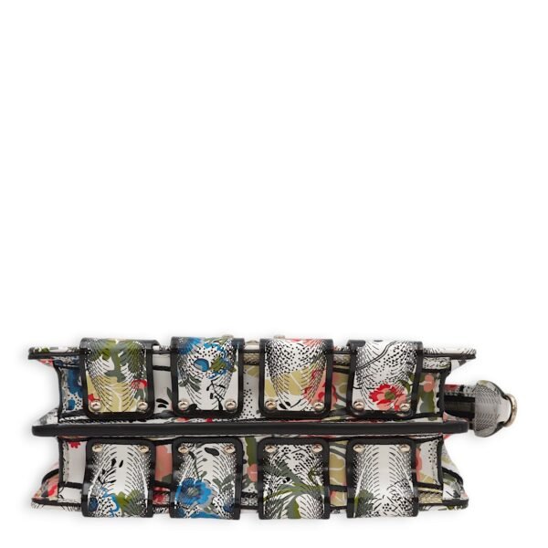 LV Petite Malle (SS 2018 Collection) Floral Print Clutch in Calf/Metal, Palladium hardware - Image 9