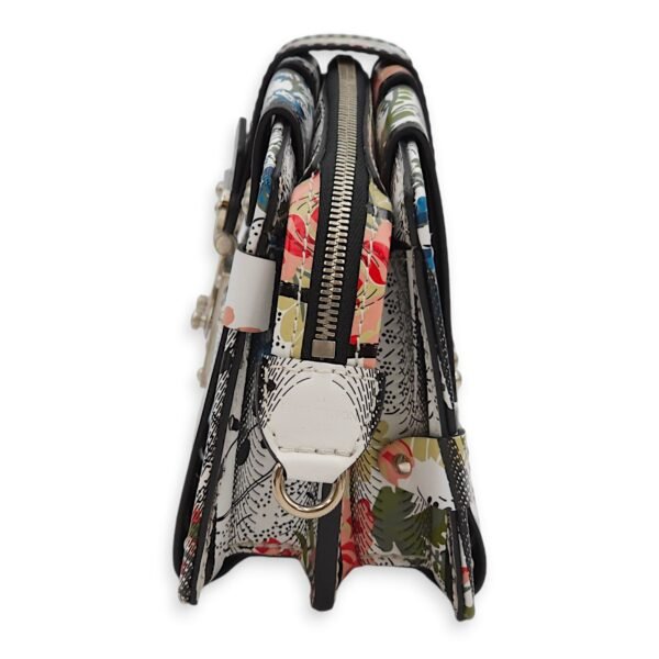 LV Petite Malle (SS 2018 Collection) Floral Print Clutch in Calf/Metal, Palladium hardware - Image 8