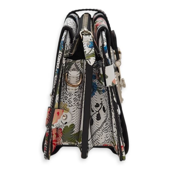 LV Petite Malle (SS 2018 Collection) Floral Print Clutch in Calf/Metal, Palladium hardware - Image 7