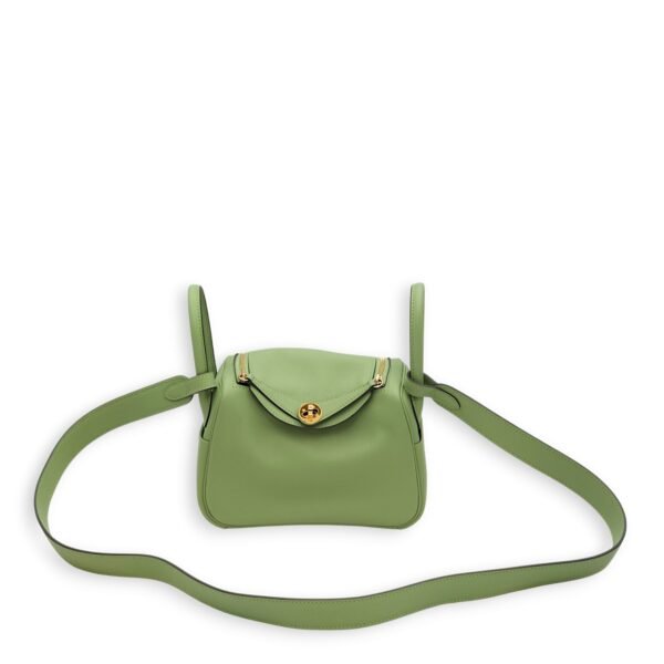 Lindy Vert Criquet in Swift, Gold hardware - Image 9