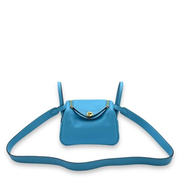 Lindy Mini Celeste in Swift, Gold hardware - Image 7