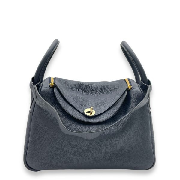 Lindy Blue Nuit in Clemence, Gold hardware - Image 6