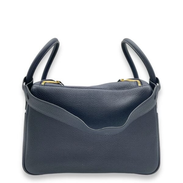 Lindy Blue Nuit in Clemence, Gold hardware - Image 7