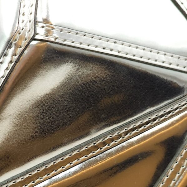 Midnight Swim Silver Clutch in Patent Leather, Palladium hardware - Image 9
