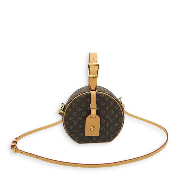 LV Petite Botie Chapeau Monogram Crossbody Bag in Canvas, Gold hardware - Image 7