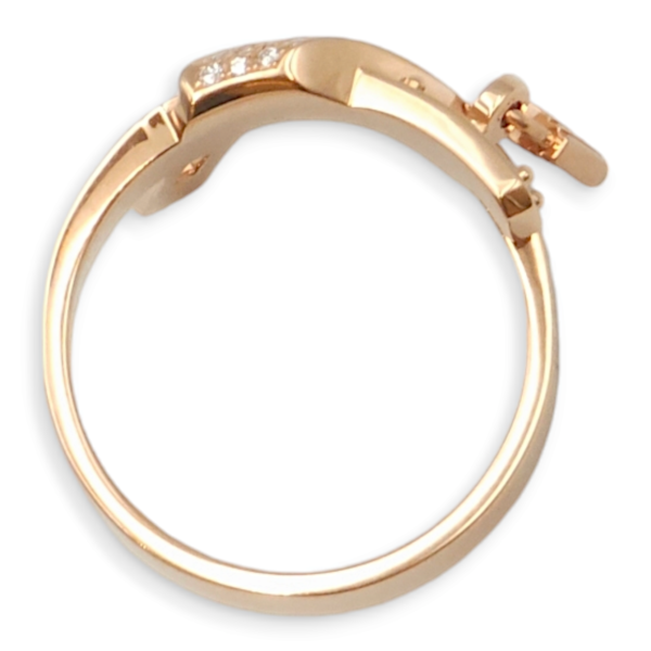 Kelly Gavroche 53 94 Diamond, 0.39 Carat Ring in Rose Gold - Image 2