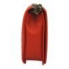 Le Boy Large Red Shoulder Bag in Calfskin, Ruthenium hardware - Image 3