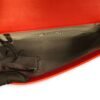 Le Boy Large Red Shoulder Bag in Calfskin, Ruthenium hardware - Image 5