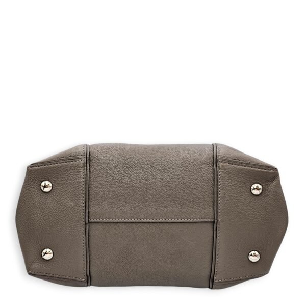 Lockit Etoupe /Python Handle Tote Bag in Calfskin, Palladium hardware - Image 5