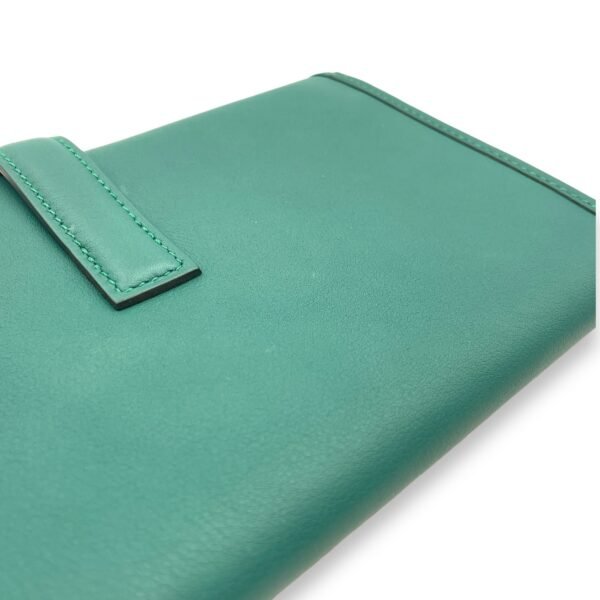 Jige Duo Malachite/Blue Zanzibar Wallet in Swift, Palladium hardware - Image 7