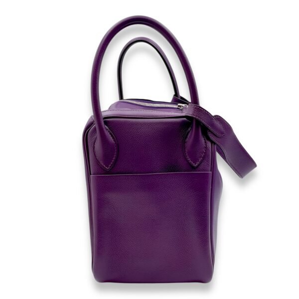 Lindy 30 Ultraviolet in Evercolor, Palladium hardware - Image 3