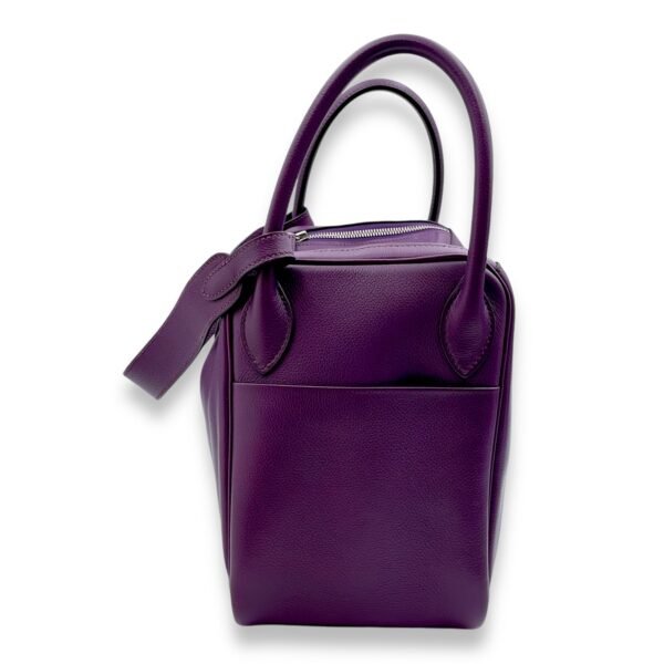 Lindy 30 Ultraviolet in Evercolor, Palladium hardware - Image 4