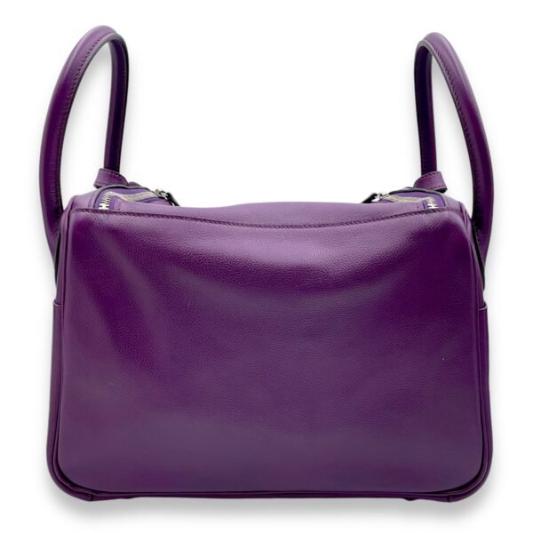 Lindy 30 Ultraviolet in Evercolor, Palladium hardware - Image 2
