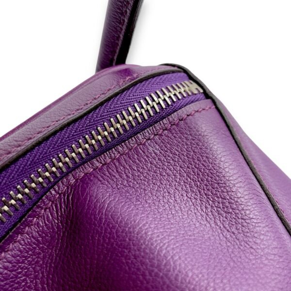 Lindy 30 Ultraviolet in Evercolor, Palladium hardware - Image 7