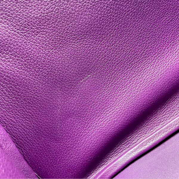 Lindy 30 Ultraviolet in Evercolor, Palladium hardware - Image 9