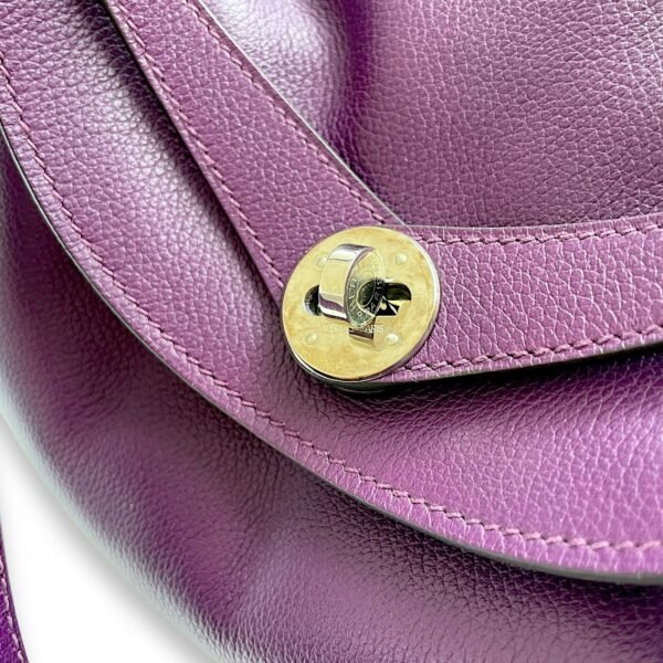 Lindy 30 Ultraviolet in Evercolor, Palladium hardware - Image 6