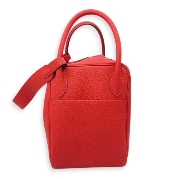 Lindy 30 Rouge Casaque in Clemence, Palladium hardware - Image 3
