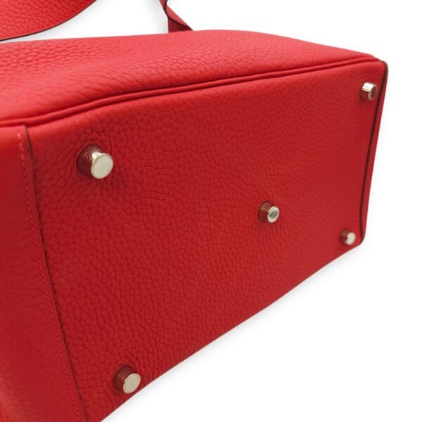 Lindy 30 Rouge Casaque in Clemence, Palladium hardware - Image 7